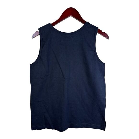 Big Dogs Mens Large Tank Top Script Embroidered Logo 90s Y2K Black Shirt NEW NWT - Picture 5 of 11